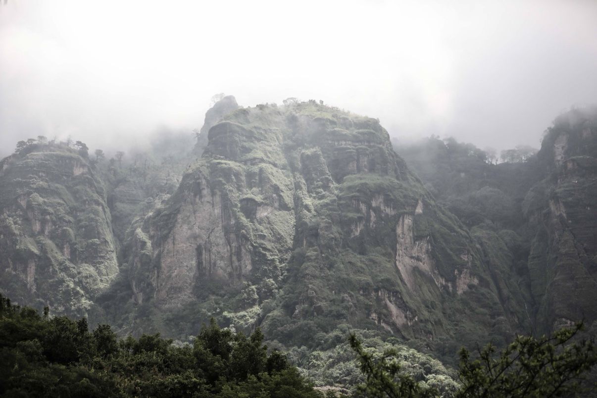 Misty mountains of Tepoztlán
